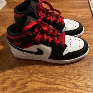 Jordan Kids Sneakers - Black, White, Red